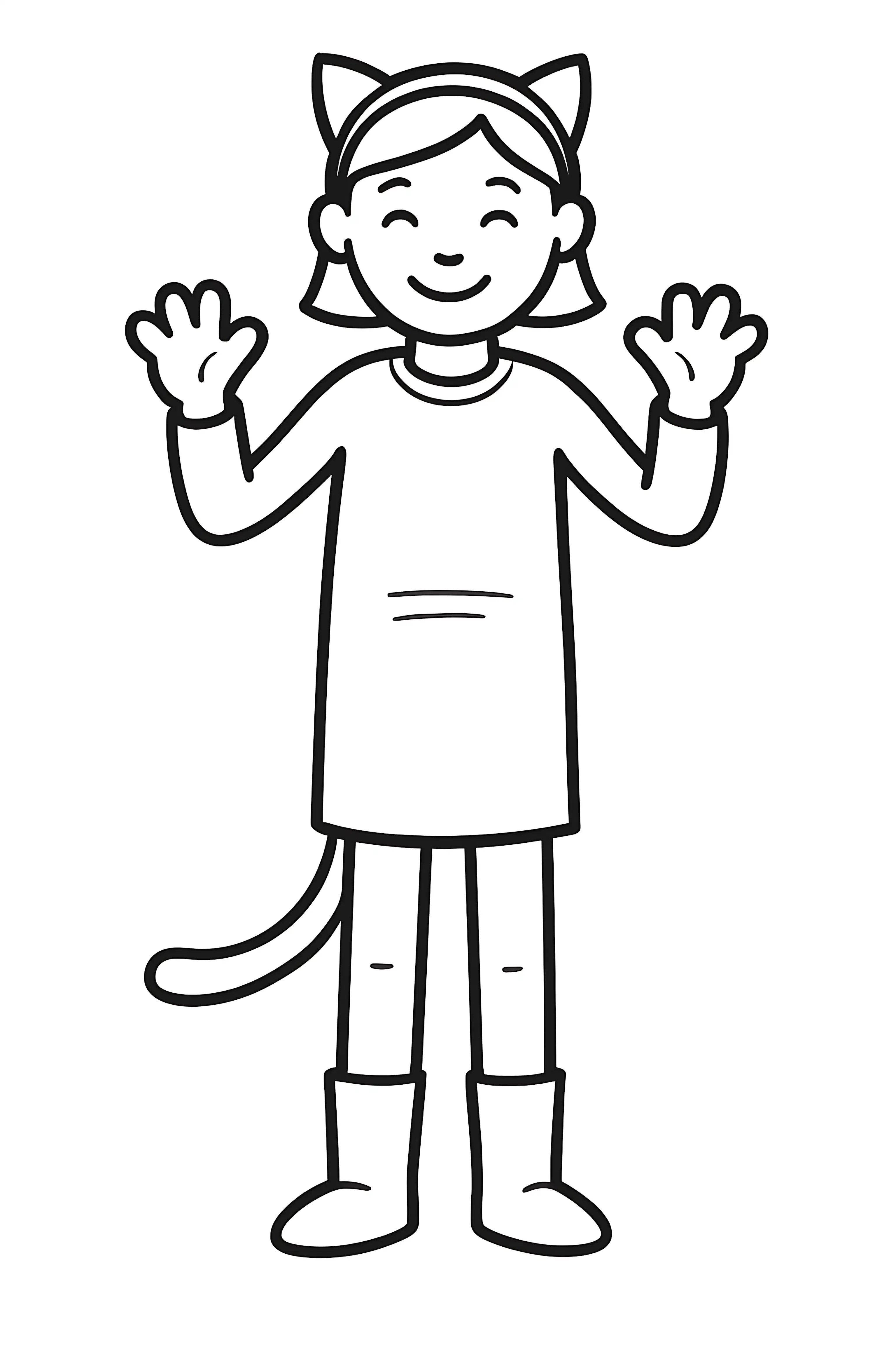 Playful Cat Girl